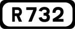 R732 road shield}}