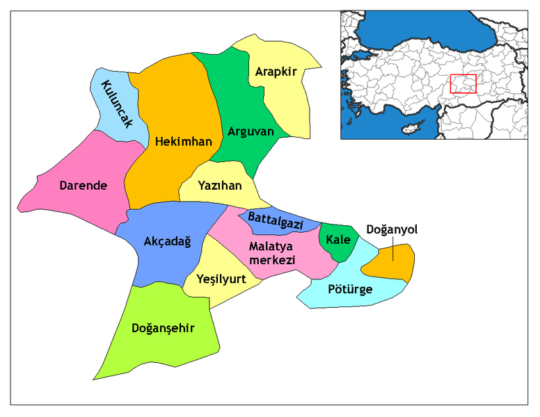 File:Malatya districts.png