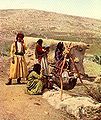 Traditional butter making in Palestine (National Geographic Magazine March 1914)