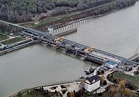 Tisza Dam in Kisköre