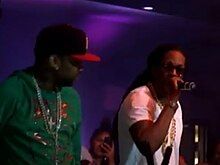 Dolla Boy (left) and 2 Chainz (right) of Playaz Circle performing in 2013