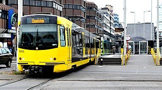 Centraal: Former tram stop on east side of station (closed 2013)