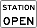 R13-7aTP Open station (folding plaque)