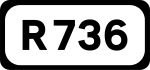 R736 road shield}}