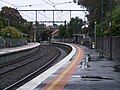 Wesbound view from Platform 2, August 2012