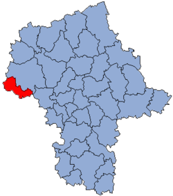 Location within the voivodeship